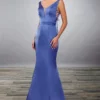 Mary's Bridal - MB7082 V-Neck Side Cut-Out Mermaid Dress