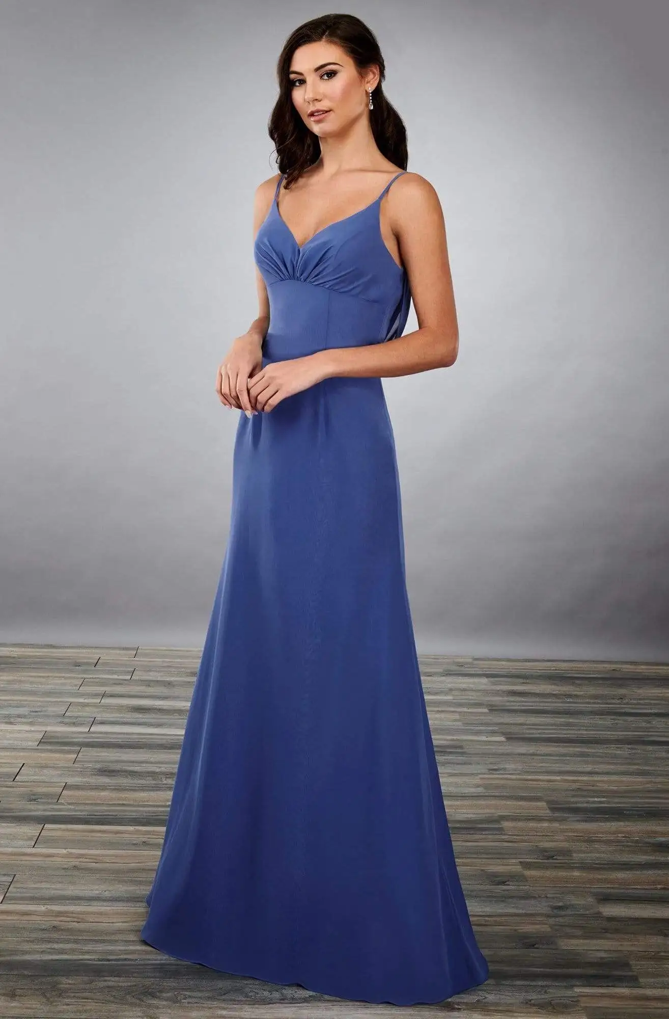 Mary's Bridal - MB7083 Draped Back A-Line Dress 1 Mary's Bridal - MB7083 Draped Back A-Line Dress