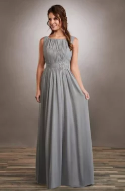 Mary's Bridal - MB8064 Beaded Bateau Chiffon A-Line Gown -Hot Sale WEDDING Store mary s bridal mb8064 beaded bateau chiffon a line gown bridesmaid dresses 13941166342227