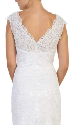 May Queen Bridal - MQ1564 Lace Bateau Mermaid Dress With Train -Hot Sale WEDDING Store may queen bridal mq1564 lace bateau mermaid dress with train wedding dresses 7280976986195