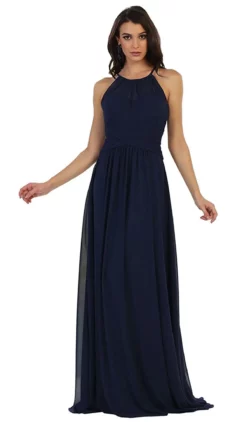 May Queen - Crisscross Ruched Fitted Bridesmaid Dress 15 May Queen - Crisscross Ruched Fitted Bridesmaid Dress -Hot Sale WEDDING Store may queen crisscross ruched fitted bridesmaid dress special occasion dress 4 navy 5657579159609