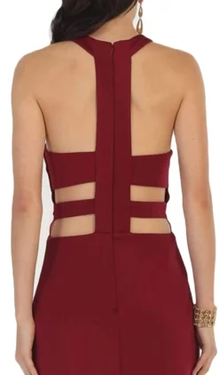 May Queen - Illusion Halter Sheath Cocktail Dress 10 May Queen - Illusion Halter Sheath Cocktail Dress -Hot Sale WEDDING Store may queen illusion halter sheath cocktail dress bridesmaid dresses 28932378230867