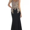 May Queen - Illusion Scoop Lace Prom Gown