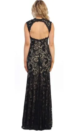 May Queen - Lace Illusion Sheath Evening Dress -Hot Sale WEDDING Store may queen lace illusion sheath evening dress special occasion dress 5659161624633