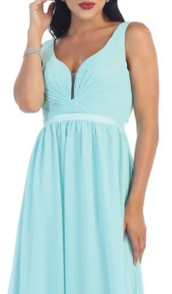 May Queen - MQ1225B Sleeveless Plunging Interweaved Prom Gown -Hot Sale WEDDING Store may queen mq1225b sleeveless plunging interweaved prom gown bridesmaid dresses 5658047774777