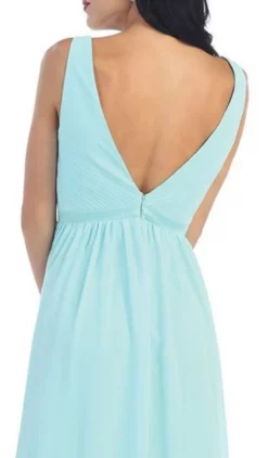 May Queen - MQ1225B Sleeveless Plunging Interweaved Prom Gown -Hot Sale WEDDING Store may queen mq1225b sleeveless plunging interweaved prom gown bridesmaid dresses 5658047840313