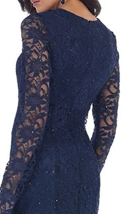 May Queen - MQ1451 Embellished Sheer Jewel Sheath Evening Dress -Hot Sale WEDDING Store may queen mq1451 embellished sheer jewel sheath evening dress special occasion dress 5657810436153