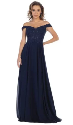 May Queen - MQ1602 V Neck Lace Applique Chiffon Long Formal Dress 27 May Queen - MQ1602 V Neck Lace Applique Chiffon Long Formal Dress -Hot Sale WEDDING Store may queen mq1602 v neck lace applique chiffon long formal dress formal gowns 2 navy 31960314380371