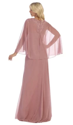 May Queen - MQ1612B Applique V-neck Long Sheath Dress 15 May Queen - MQ1612B Applique V-neck Long Sheath Dress -Hot Sale WEDDING Store may queen mq1612b applique v neck long sheath dress special occasion dress 10823695990867