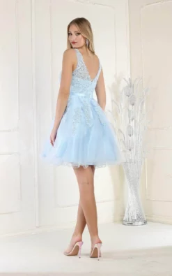 May Queen - MQ1692 Rhinestone-Ornate Appliqued Short Dress 13 May Queen - MQ1692 Rhinestone-Ornate Appliqued Short Dress -Hot Sale WEDDING Store may queen mq1692 rhinestone ornate appliqued short dress cocktail dresses 31973343002707