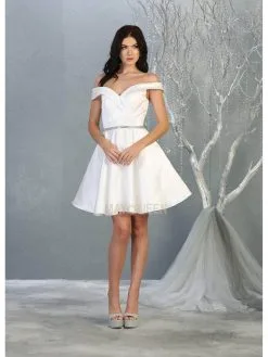 May Queen - MQ1815 Off Shoulder Satin Cocktail Dress 25 May Queen - MQ1815 Off Shoulder Satin Cocktail Dress -Hot Sale WEDDING Store may queen mq1815 off shoulder satin cocktail dress homecoming dresses 30662204391507