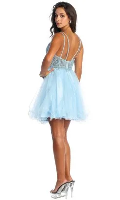 May Queen MQ1913 - Beaded Lace V-Neck Cocktail Dress 9 May Queen MQ1913 - Beaded Lace V-Neck Cocktail Dress -Hot Sale WEDDING Store may queen mq1913 beaded lace v neck cocktail dress cocktail dresses 31589735006291