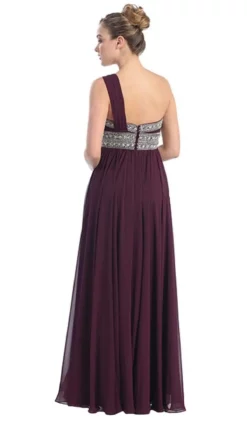 May Queen - One Shoulder Strap Bejeweled Chiffon Dress MQ748 21 May Queen - One Shoulder Strap Bejeweled Chiffon Dress MQ748 -Hot Sale WEDDING Store may queen one shoulder strap bejeweled chiffon dress mq748 special occasion dress 7224047763539
