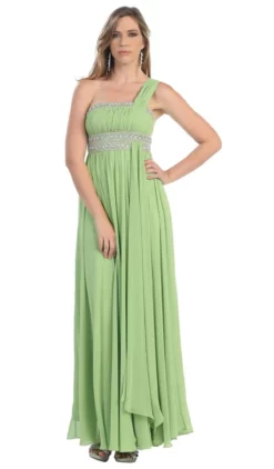 May Queen - One Shoulder Strap Bejeweled Chiffon Dress MQ748 24 May Queen - One Shoulder Strap Bejeweled Chiffon Dress MQ748 -Hot Sale WEDDING Store may queen one shoulder strap bejeweled chiffon dress mq748 special occasion dress 7224047796307
