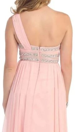 May Queen - One Shoulder Strap Bejeweled Chiffon Dress MQ748 29 May Queen - One Shoulder Strap Bejeweled Chiffon Dress MQ748 -Hot Sale WEDDING Store may queen one shoulder strap bejeweled chiffon dress mq748 special occasion dress 7224047960147