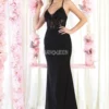 May Queen RQ7991 - Embellished Sleeveless Evening Dress