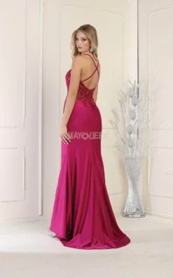 May Queen RQ7991 - Embellished Sleeveless Evening Dress 15 May Queen RQ7991 - Embellished Sleeveless Evening Dress -Hot Sale WEDDING Store may queen rq7991 embellished sleeveless evening dress special occasion dress 32331263410259