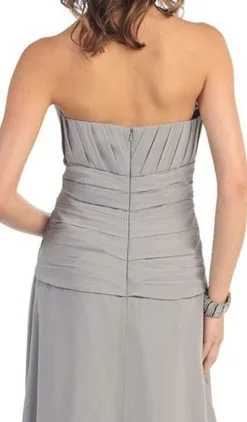 May Queen - Strapless Pleated A-Line Gown With Bolero MQ 630 - 1 Pc Teal In Size L Available -Hot Sale WEDDING Store may queen strapless pleated a line gown with bolero mq 630 1 pc teal in size l available ccsale 11962309967955