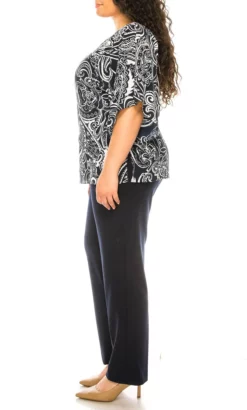 Maya Brooke 28709 - Printed Two-Piece Pant Set -Hot Sale WEDDING Store maya brooke 28709 printed two piece pant set special occasion dress 32270613676115