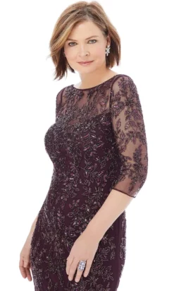 MGNY By Mori Lee - 72232 Fully Beaded Net Sheath Evening Gown -Hot Sale WEDDING Store mgny by mori lee 72232 fully beaded net sheath evening gown mother of the bride dresses 28739303637075