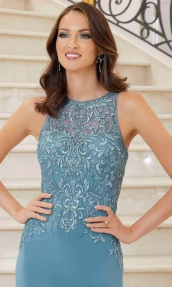 MGNY By Mori Lee 72707 - Beaded Jersey Prom Dress -Hot Sale WEDDING Store mgny by mori lee 72707 beaded jersey prom dress prom dresses 32019844399187