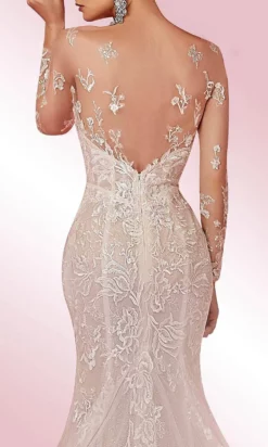 MNM COUTURE W2101 - Sweetheart Long Sleeve Mermaid Dress -Hot Sale WEDDING Store mnm couture w2101 sweetheart long sleeve mermaid dress special occasion dress 30954933682259