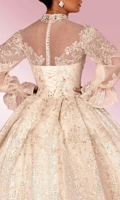 MNM COUTURE W2119 - Embellished Illusion Jewel Gown -Hot Sale WEDDING Store mnm couture w2119 embellished illusion jewel gown special occasion dress 30955102830675