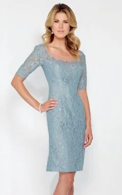 Mon Chéri Mon Cheri 116846 Lace Knee Length Sheath Dress -Hot Sale WEDDING Store mon cheri 116846 lace knee length sheath dress ccsale 8 champagne 5570569633849