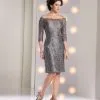 Mon Chéri Mon Cheri Cocktail Dress In Pewter 213899