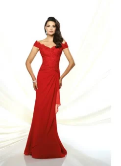 Montage By Mon Cheri - 116937W Dress -Hot Sale WEDDING Store montage by mon cheri 116937w dress special occasion dress 16w red 5534756896825