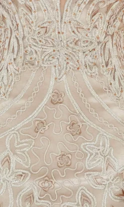 Montage By Mon Cheri 122904W - Plunging Neck Embroidered Gown -Hot Sale WEDDING Store montage by mon cheri 122904w plunging neck embroidered gown evening dresses 31907769516115