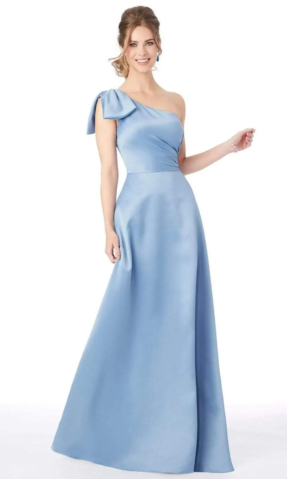 Mori Lee - 21682 One Shoulder A-Line Dress 3 Mori Lee - 21682 One Shoulder A-Line Dress - Image 3