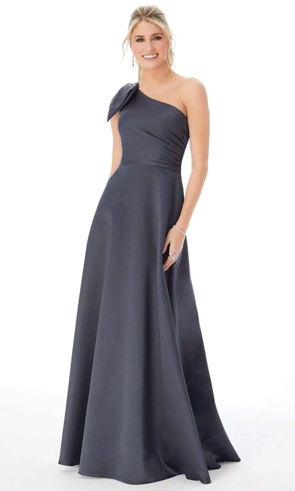 Mori Lee - 21682 One Shoulder A-Line Dress 1 Mori Lee - 21682 One Shoulder A-Line Dress