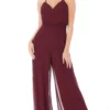 Mori Lee - 21690 Criss Cross V Neck Jumpsuit