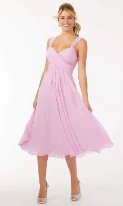 Mori Lee - 21707 Ruche Draped Chiffon Dress