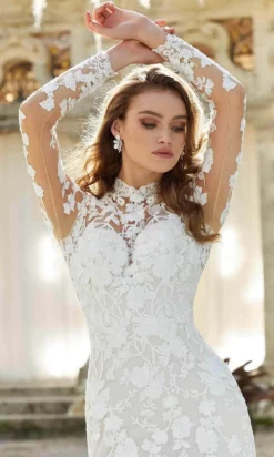 Mori Lee Bridal 2473 - High Neck Embroidered Bridal Gown -Hot Sale WEDDING Store mori lee bridal 2473 high neck embroidered bridal gown bridal dresses 30788546297939