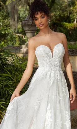 Mori Lee Bridal 2480 - Strapless Sweetheart A-Line Wedding Gown -Hot Sale WEDDING Store mori lee bridal 2480 strapless sweetheart a line wedding gown wedding dresses 30805392621651