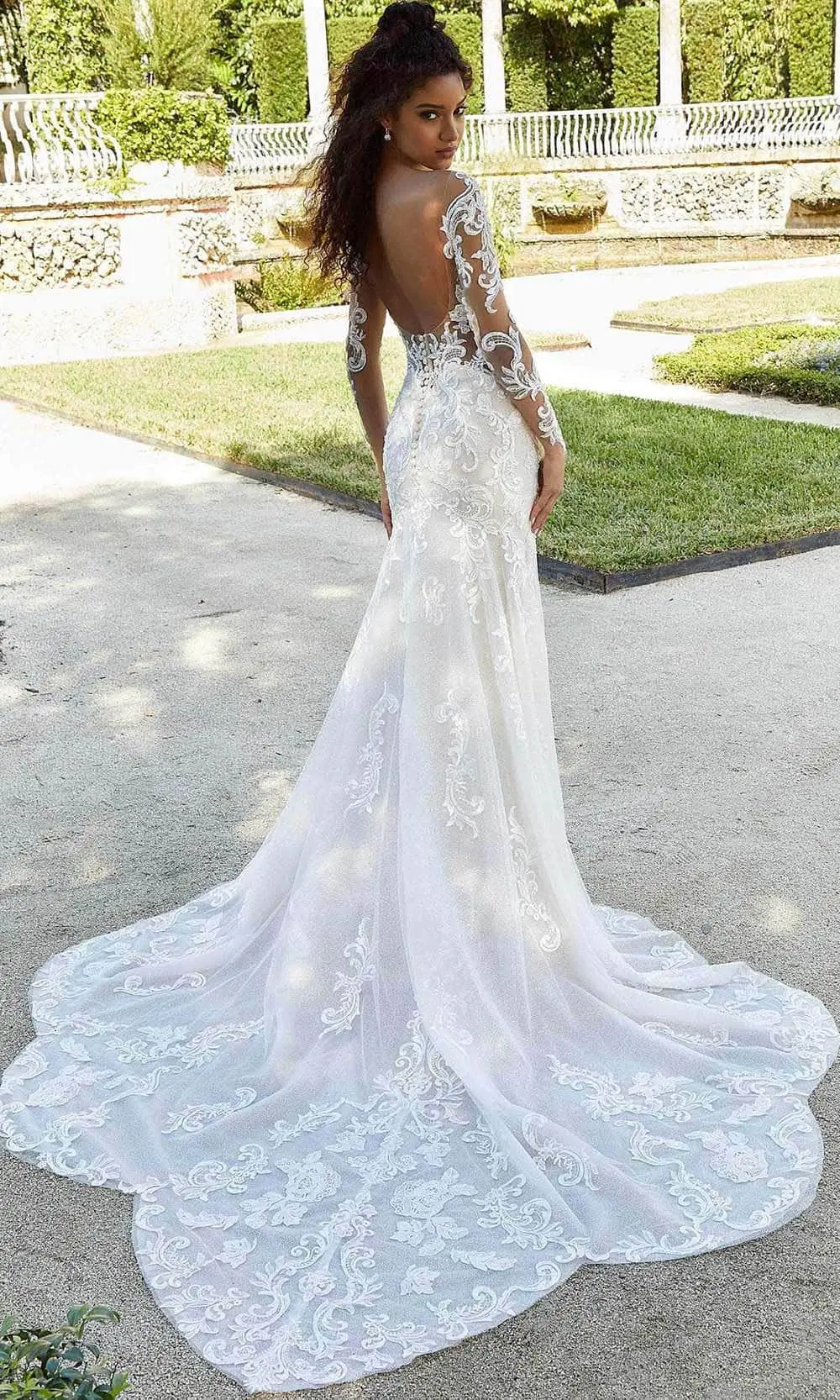 Mori Lee Bridal 2481 - Long Sleeve Off Shoulder Wedding Gown 2 Mori Lee Bridal 2481 - Long Sleeve Off Shoulder Wedding Gown - Image 2