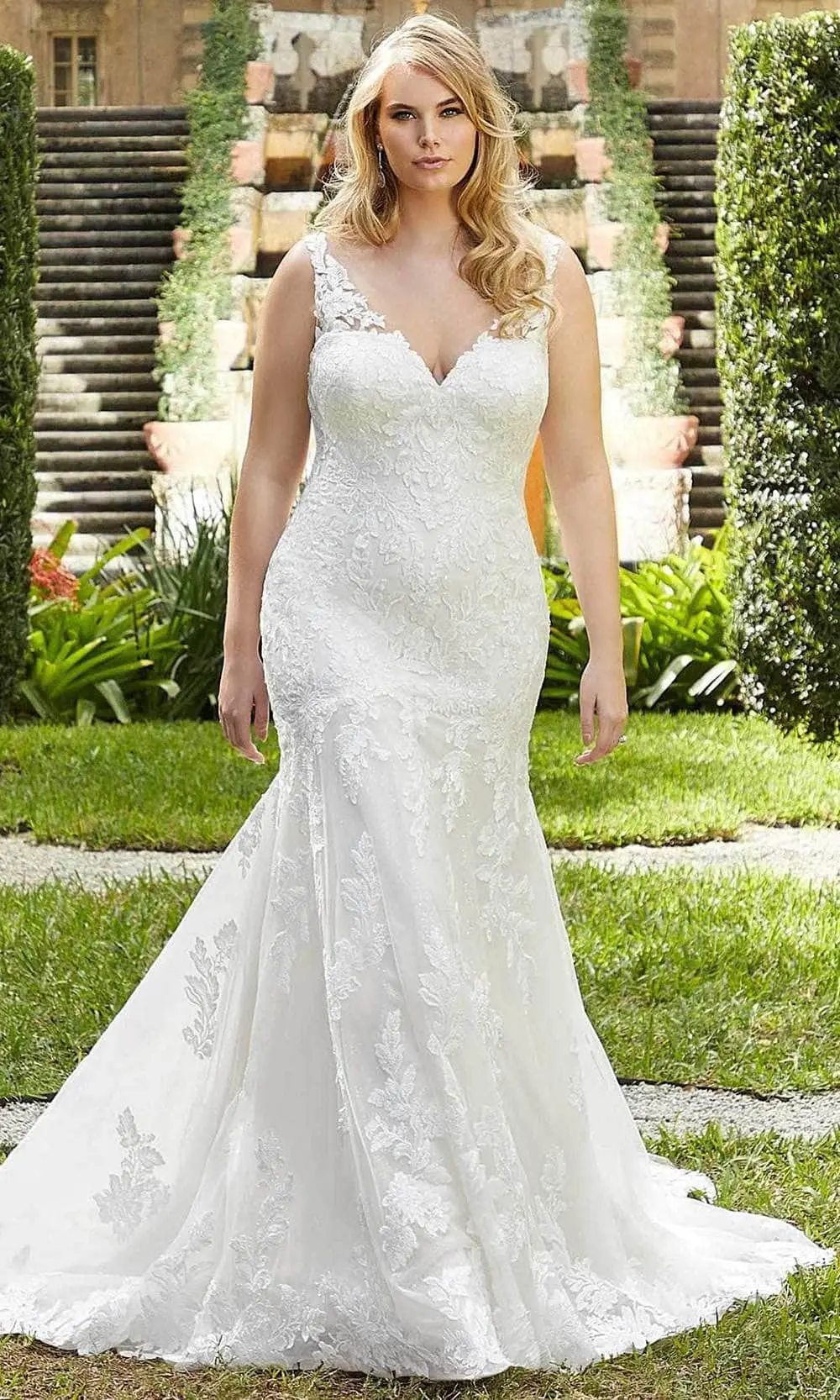 Mori Lee Bridal 3367 - Sleeveless, Sheer Back Wedding Dress 1 Mori Lee Bridal 3367 - Sleeveless, Sheer Back Wedding Dress