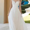 Mori Lee Bridal 5978 - Laced Short Sleeved Bridal Gown