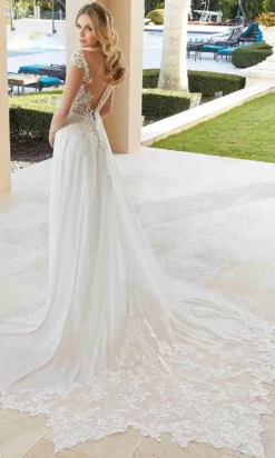 Mori Lee Bridal 5978 - Laced Short Sleeved Bridal Gown 5 Mori Lee Bridal 5978 - Laced Short Sleeved Bridal Gown -Hot Sale WEDDING Store mori lee bridal 5978 laced short sleeved bridal gown wedding dresses 30805556396115