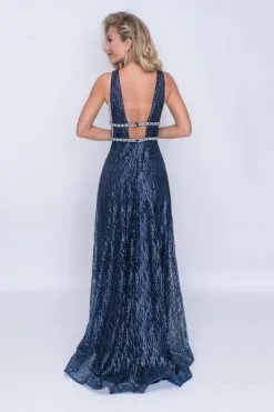 Nina Canacci - 1460 Plunging V-Neck A-Line Evening Gown 7 Nina Canacci - 1460 Plunging V-Neck A-Line Evening Gown -Hot Sale WEDDING Store nina canacci 1460 plunging v neck a line evening gown special occasion dress 6404147806265