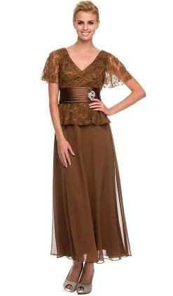 Nox Anabel - 5062 Lace V-Neck A-line Formal Dress 13 Nox Anabel - 5062 Lace V-Neck A-line Formal Dress -Hot Sale WEDDING Store nox anabel 5062 lace v neck a line formal dress special occasion dress m brown 5658650378297