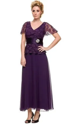 Nox Anabel - 5062 Lace V-Neck A-line Formal Dress 12 Nox Anabel - 5062 Lace V-Neck A-line Formal Dress -Hot Sale WEDDING Store nox anabel 5062 lace v neck a line formal dress special occasion dress m plum 5658650345529