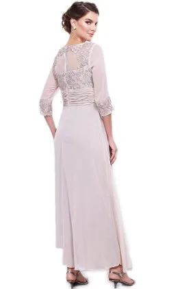 Nox Anabel - 5101 Quarter Length Sleeve Empire Long Formal Dress -Hot Sale WEDDING Store nox anabel 5101 quarter length sleeve empire long formal dress mother of the bride dresses 5658578878521