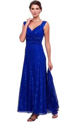 Nox Anabel - 5140 Lace V-Neck A-Line Dress -Hot Sale WEDDING Store nox anabel 5140 lace v neck a line dress mother of the bride dresses 5658748780601