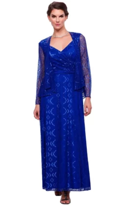 Nox Anabel - 5140 Lace V-Neck A-Line Dress -Hot Sale WEDDING Store nox anabel 5140 lace v neck a line dress mother of the bride dresses m royal blue 5658748747833