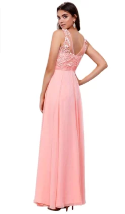 Nox Anabel - 8334 Illusion Applique Ornate Gown -Hot Sale WEDDING Store nox anabel 8334 illusion applique ornate gown special occasion dress 29038928822355