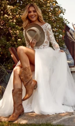 Nox Anabel Bridal JE911 - Illusion Bateau Bridal Gown -Hot Sale WEDDING Store nox anabel bridal je911 illusion bateau bridal gown bridal dresses 29787499331667