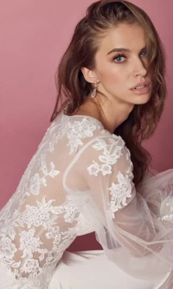 Nox Anabel Bridal JE919 - Bishop Sleeve Bridal Gown -Hot Sale WEDDING Store nox anabel bridal je919 bishop sleeve bridal gown bridal dresses 29787555561555